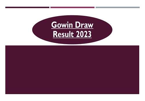 GoWIN Draw results for August 20, 2023. 